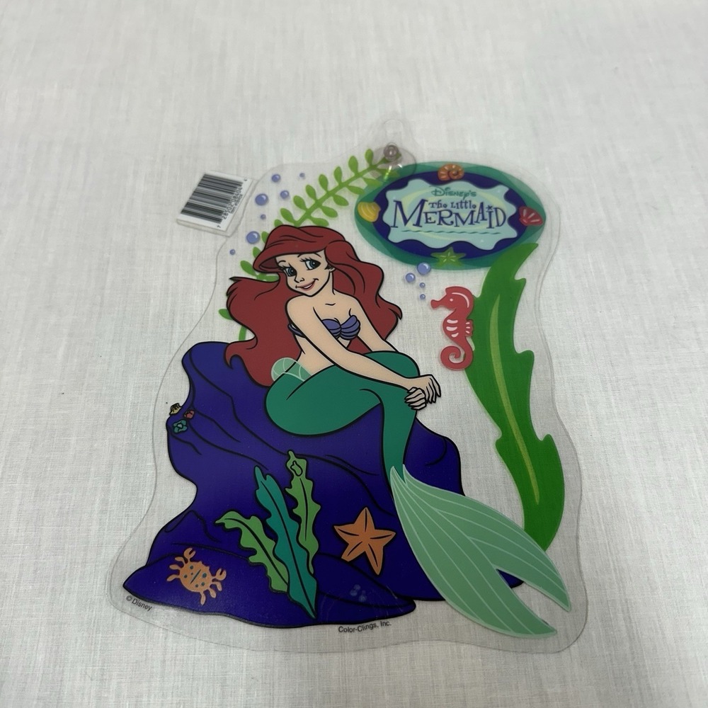 Disney Window Cling Ariel Little‎ Mermaid Rock